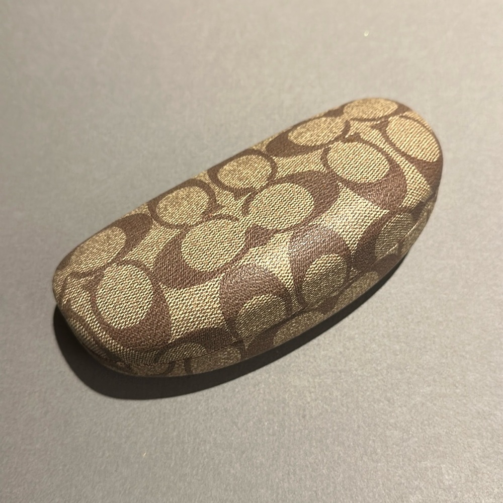 Coach Signature Glasses Case